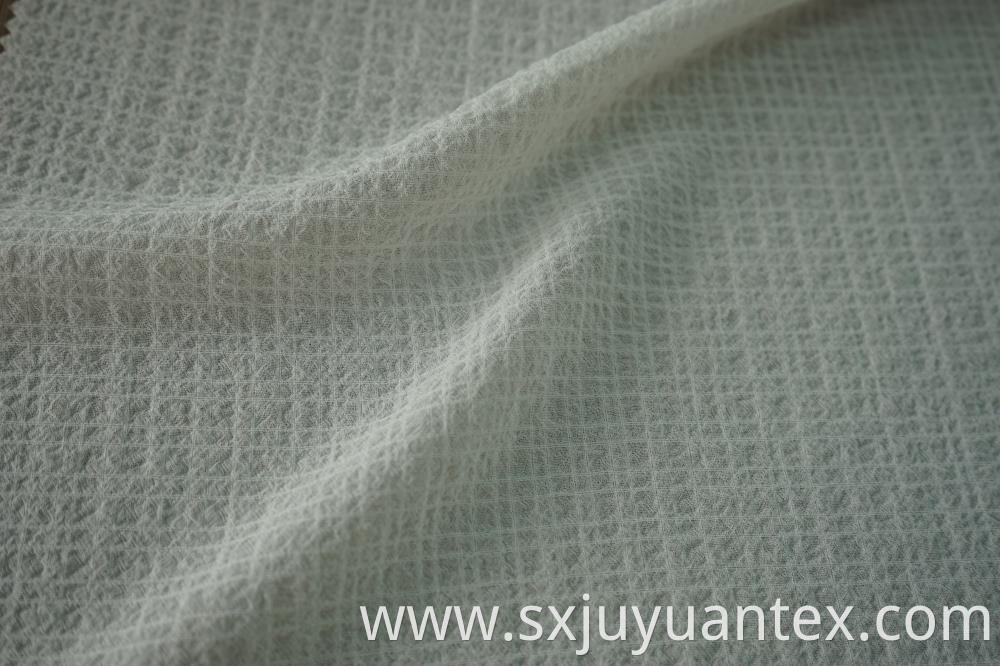 Polyester Spandex Chiffon Check Dyed Fabric